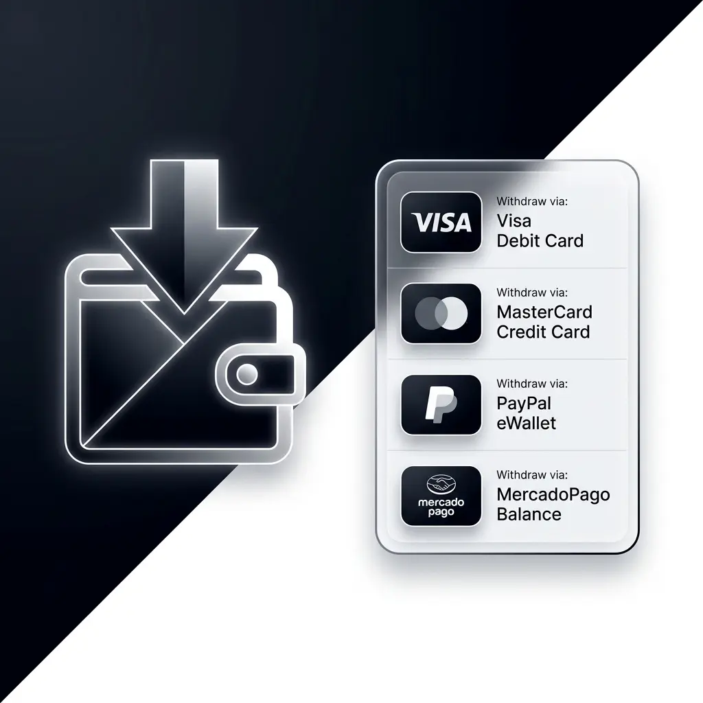 Métodos de retiro en Bplay: Visa, Mastercard, MercadoPago, PayPal, Skrill y Neteller disponibles en Argentina.